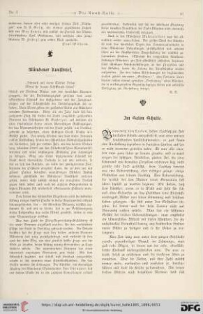 Münchener Kunstbrief