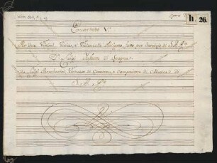 Quartette; vl (2), vla, vlc; a-Moll; G 187; op.22,5