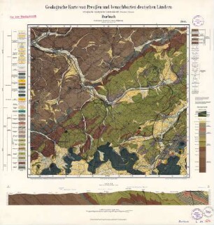3041 [5214] Burbach, Geologische Karte von Preußen und benachbarten deutschen Ländern