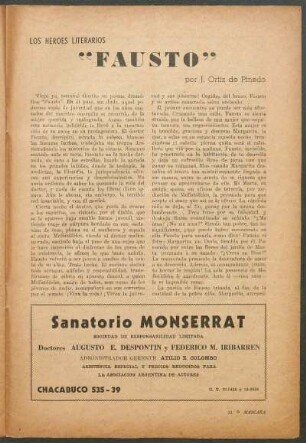 "Fausto" : Los Héroes Literarios