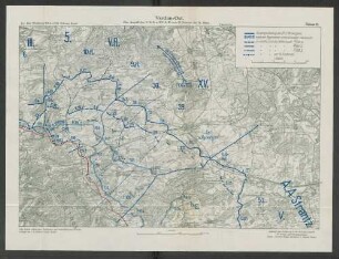 Skizze 8. Verdun=Ost. Der Angriff des V. R. K. u. XV. A. K. vom 25. Februar bis 10. März.