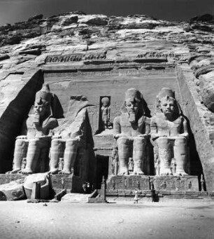 Abu Simbel. Großer Tempel (1260ante/1250ante). Hauptfassade