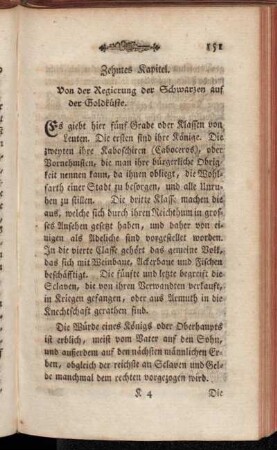 Zehntes Kapitel. Von der Regierung der Schwarzen auf der Goldküste.