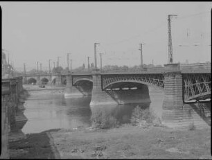 Dresden, Marienbrücke, Eisenbahnbrücke