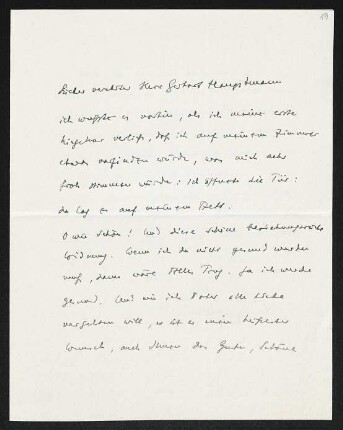 Brief von Rolf Ibscher an Gerhart Hauptmann