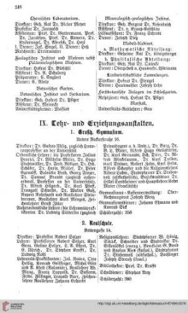 Lehr- und Erziehungsanstalten