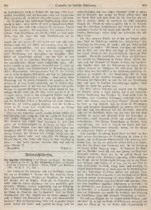 901-904 Unterrichtswesen