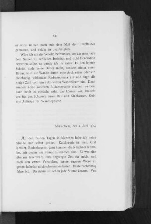 München, den 1. Juni 1904