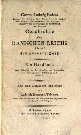 Geschichte des dänischen Reichs