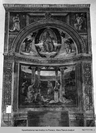 Altarnische mit der Anbetung des Kindes