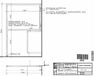 Tuttlingen: Mofa - Datenstation, mobile Trennwand Empfangsgeb.
