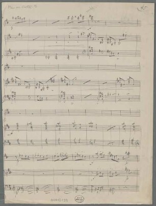 Concertos, vl, pf, op.26, D-Dur, Arr. Fragments - BSB Mus.ms. 23172-7 : [without title]