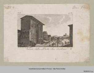 Vedute pittoresche della Toscana, Band 1 : Vedute der Porta San Frediano in Florenz