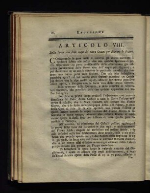Articolo VIII.
