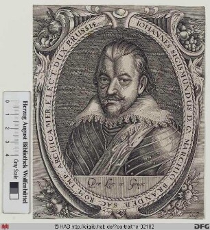 Bildnis Johann Sigismund, Kurfürst von Brandenburg (reg. 1608-19)