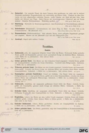 Textilien (Nr. 632-746)