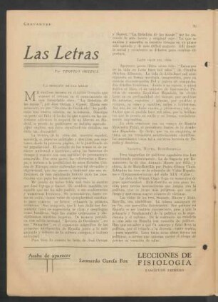 Las letras