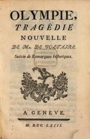 Olimpie : Tragédie