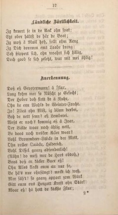 Ländliche Zärtlichkeit.