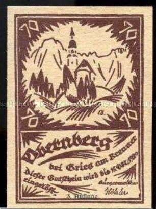 Obernberg, Tirol 70 Heller
