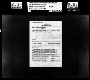 Die Revokation des Klosterguts Sornzig