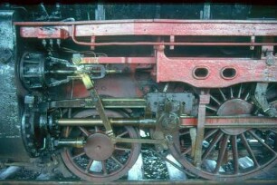 Eutingen Gleis 7 Lok 038 772 Heizerseite Steuerung