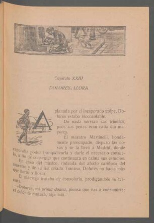 Capítulo XXIII - Dolores, llora