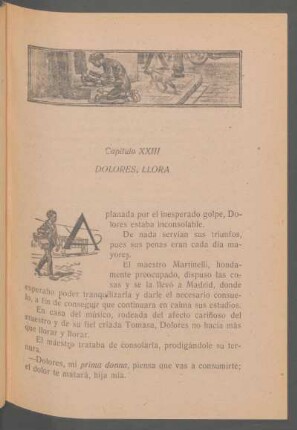 Capítulo XXIII - Dolores, llora