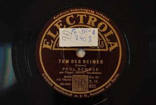 Tom der Reimer / (Loewe)