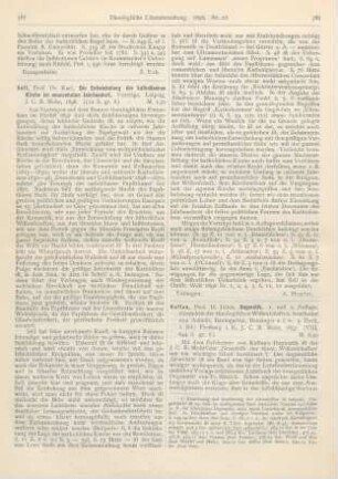 588-596 [Rezension] Kaftan, Julius, Dogmatik. 1. u. 2. Aufl