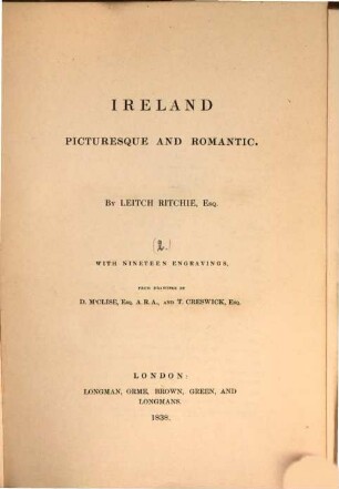 Heath's picturesque annual. 1838