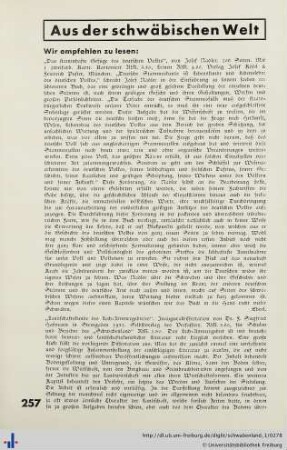 Buchbesprechung.