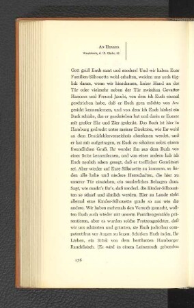 An Herder Wandsbeck, den 19. Oktober 1781