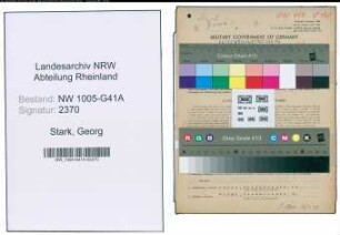 Entnazifizierung Georg Stark , geb. 24.07.1907 (Poloeizist)