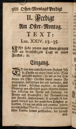 388-404, Oster-Montags Predigt über Luc. XXIV. 13.-35.
