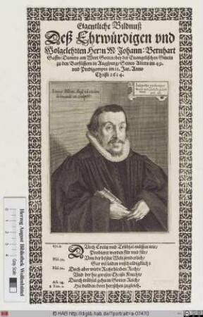 Bildnis Johann Bernhard Gaß