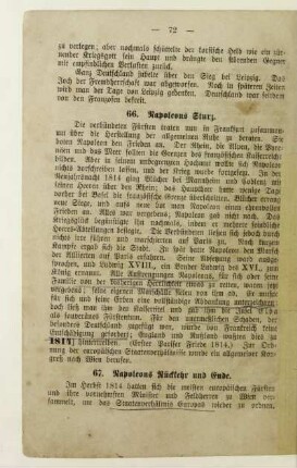 66. Napoleons Sturz