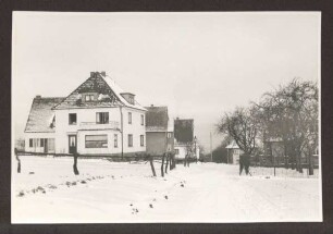 Steinstoß im Winter 1956. Detmold