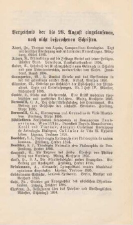I-IV Bücherverzeichnis