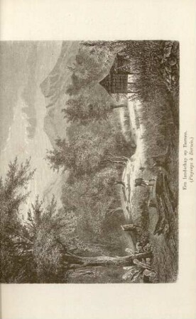 Een landschap op Borneo