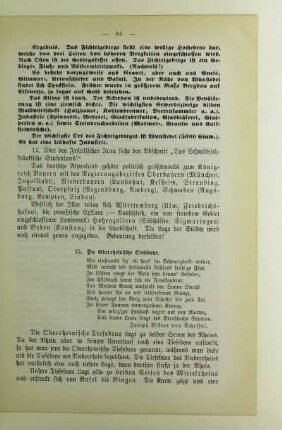 Die Oberrheinische Tiefebene