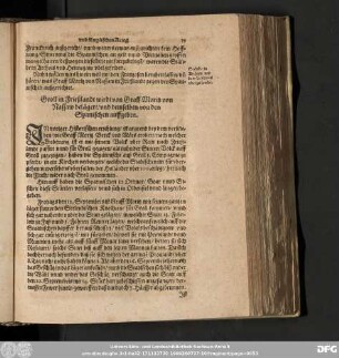 Groll in Frießlandt wirdt von Graff Moritz von Nassaw belägert/ vnd demselben von den Spanischen auffgeben.