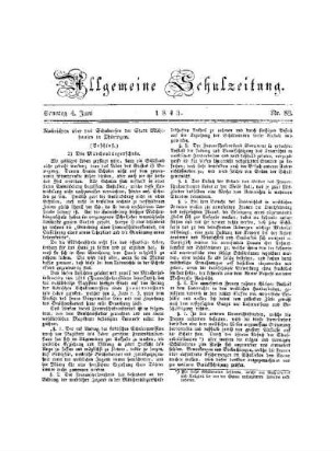 Nachrichten über das Schulwesen der Stadt Mühlhausen in Thüringen : (Beschluß)