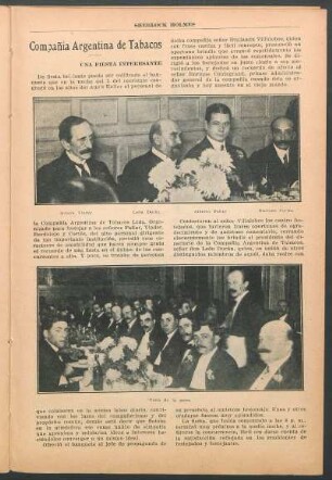Compañía Argentina de Tabacos - Una fiesta interesante