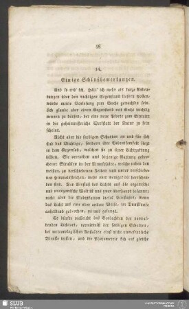 14. Einige Schlußbemerkungen
