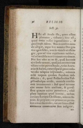 Sect. 37. [De Morte contemnenda.]