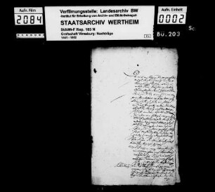 Auseinandersetzungen mit dem Virneburger Amtmann Johann Peter von Frohn wegen seiner Rechnungsführung.