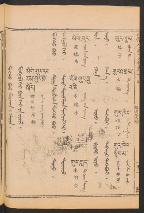 Monggo boo maikan i hacin = Mongγol ger büs ger-ün jüil = 氊屋帳房類