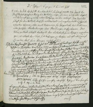 Verschiedene Notizen und Exzerpte
