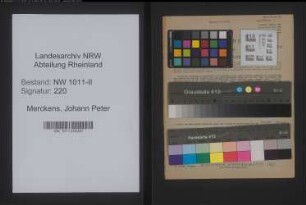 Entnazifizierung Johann Peter Merckens , geb. 28.02.1888 (Glasergehilfe)